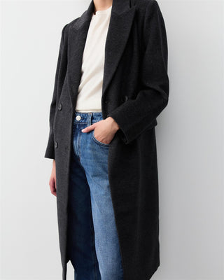 THE CURATED - The New York Coat - Charcoal Grey (pre-order)