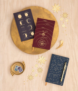 DesignWorks Ink - Bookcloth Hardcover Journal - Solar System