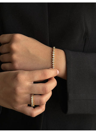 Pico Copenhagen - Elva Crystal Ring - Clear
