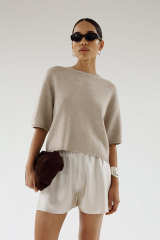 ALMADA LABEL - Fei T-shirt - Taupe