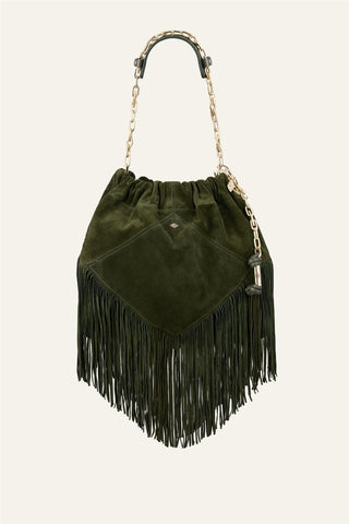 BA&SH - June Tote Fringes - Vert