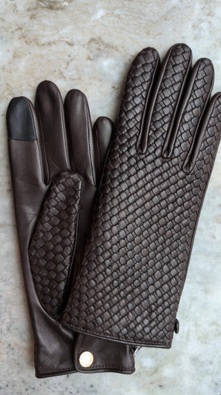 AGNELLE - Chloe Tresse Glove - Moca