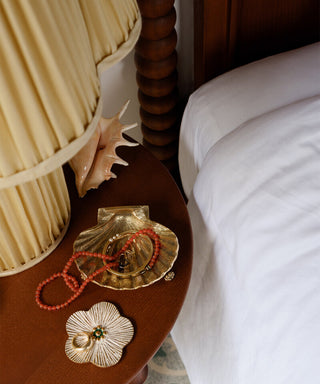 DOING GOODS - Faye Flower Plate White Medium