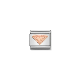 Nomination - Link SYMBOLS  9k rose gold Diamond