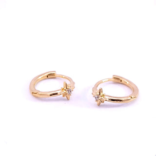 Rose Marie Paris - Hoop Single Star - Gold