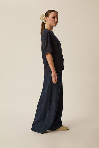 DES PETITS HAUTS - Hana Tee-Shirt - Marine