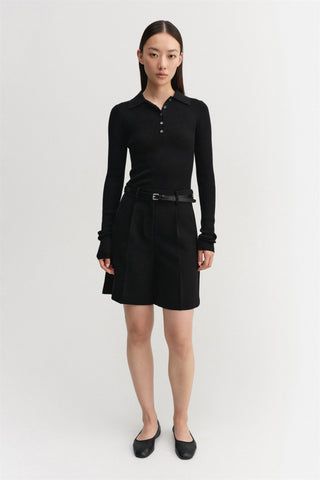 ALMADA LABEL - Blair Crepe Shorts - Black