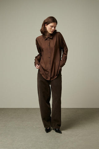 BELLEPIECE - Ava Shirt - Wood