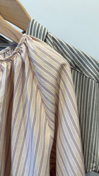 BELLEPIECE - Ernesto Blouse - Abricot Stripe