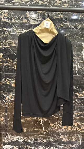 The Garment - Breanna Scarf Blouse - Black