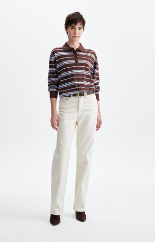 VANESSA BRUNO - Hadrien Sweater - Chocolat/Denim