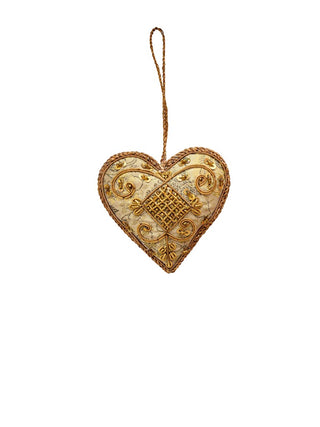 CHEHOMA - Embroidered Golden Hanging Heart