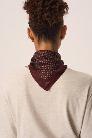 DES PETITS HAUTS - Natou Scarf - Cravate Choco
