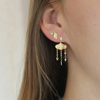 STINE A - Petit Shelly Pearl Earring