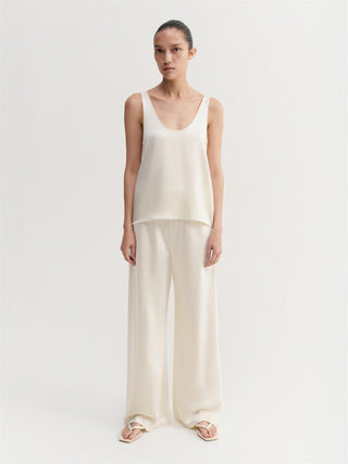 ALMADA LABEL - Bias Satin Pants - Vanilla