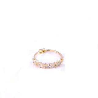 Rose Marie Paris - Hoop 7 Stones Large - Gold