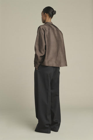 SOEUR - PRE-ORDER Hampton Blouse - Marron Fonce
