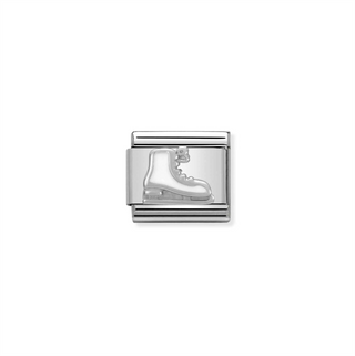 Nomination - Link CLASSIC steel 925 sterling silver WHITE ICE SKATE