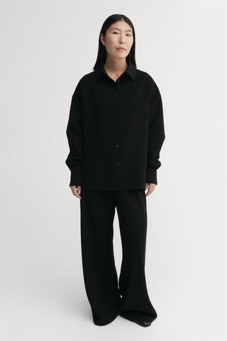 ALMADA LABEL - Finn Crepe Shirt - Black