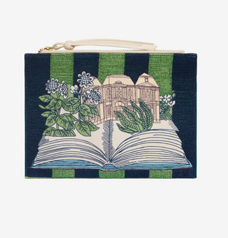 INOUI - Embroidered Pouch Septieme Paris - Navy