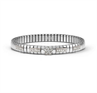 Nomination - Stretch RING steel 925 sterling silver STAR ZIRCONIA