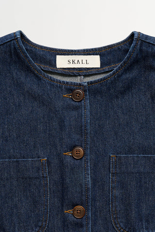 SKALL - Clementine Jacket - Indigo Blue