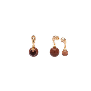 Pico Copenhagen - Cassio Studs - Gold Brown