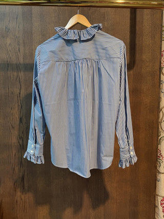 APOF - Anja Shirt - Blue White Stripe