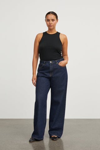 SKALL - Willow Wide Jeans - Indigo Blue