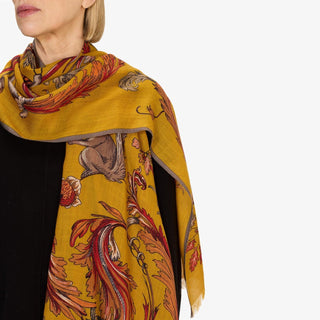 INOUI - Rococo Scarf 55 - Safran