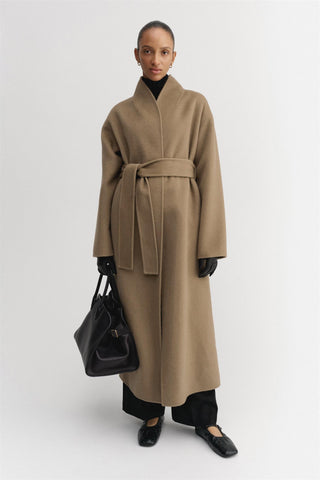 ALMADA LABEL - Pre-Order Mara Double Coat - Tan