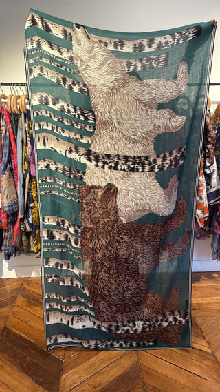 INOUI - Scarf Ours 100 - Emerald