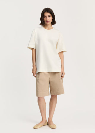 AIAYU - Lui Circular Tee - Pure Ecru