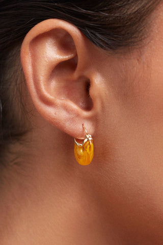 ANNI LU - Petit Swell Hoop - Amber