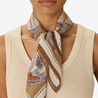 INOUI - Square Chance Inoui 70 - Golden Brown Cotton
