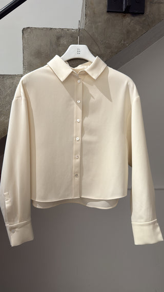 ALMADA LABEL - Fawn Crepe Shirt - Cream