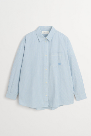 SKALL - PRE-ORDER Edgar Shirt Oxford - Light Blue/White Stripe