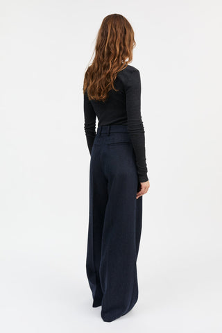 SKALL - Thom Trousers - Navy Black