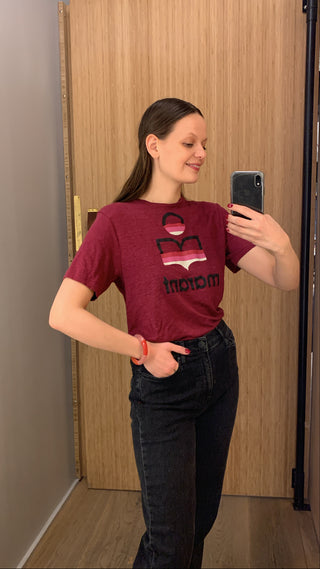 ISABEL MARANT ÈTOILE - Zewel Tee Shirt - Raspberry