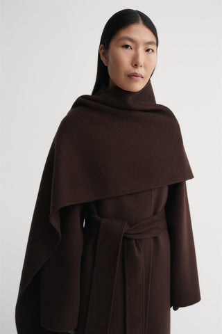 ALMADA LABEL - Micha Double Scarf - Chocolate