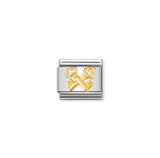 Nomination - Link RELIEF 18k gold KEYS