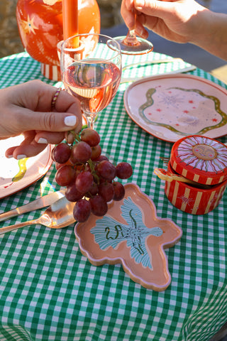 All The Luck in the World - Serving Plate Bird with Sun