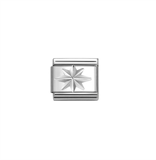 Nomination - Link CLASSIC SYMBOLS steel 925 sterling silver WIND ROSE