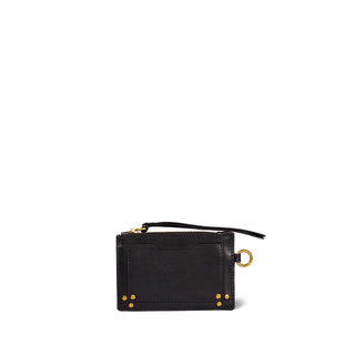 JEROME DREYFUSS - Lucky Porte Cartes - Noir Brass