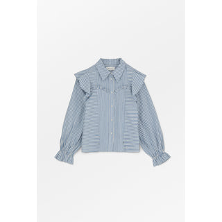 SKALL - Dauphine Shirt - Blue Stripe