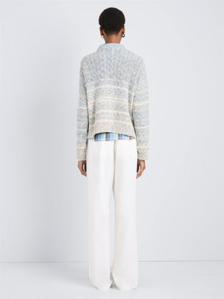 PROENZA SCHOULER - Ivara Sweater in Space Dye - Haze/Off White