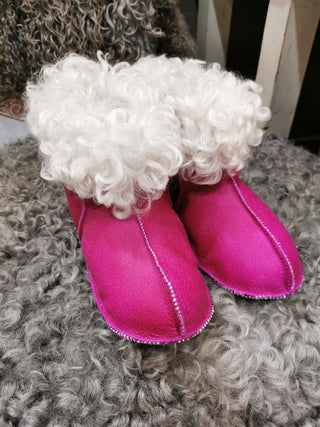 Ansarve Farm - Sheerling Slippers - Pink