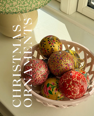 SISSEL EDELBO - Handpainted Christmas Ornament - All Colors