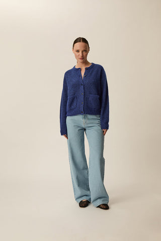 DES PETITS HAUTS - Dobilou Cardigan - Indigo