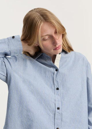 AIAYU - Paulina Shirt Striped - Mix Blue Boy
